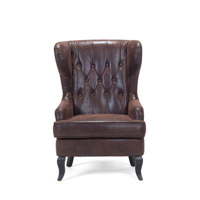 Napoli Faux Leather Wingback Chair