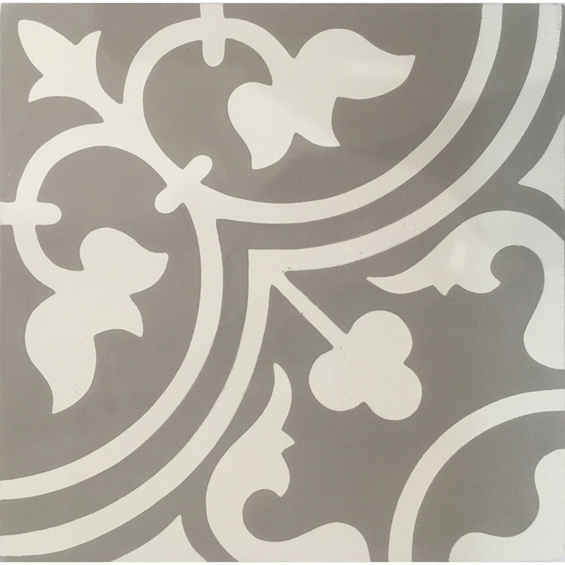 Cemento 8" x 8" Cement Patterned Wall & Floor Tile, Malaga