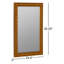Miroir mural Greek Key par Erin Gates-87543199