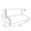 Banc rembourré en similicuir Minne-1974639514