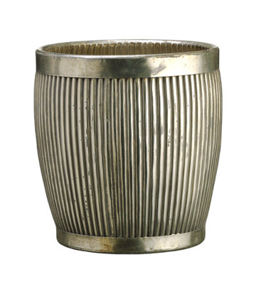 12.2"HX11.42"D Metal Planter