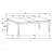 Black Rectangular Extension Leaf Dining Table