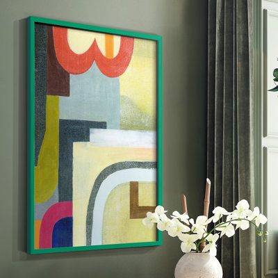 City of Rainbows II Framed Print - Solid Wood