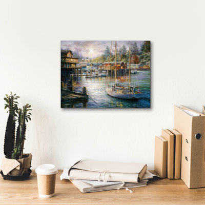 'Boat' by Nicky Boehme Canvas Wall Art