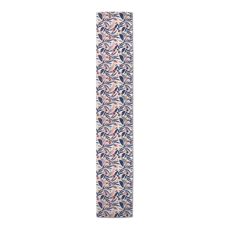 Seral Floral Table Runner, 72" x 16"