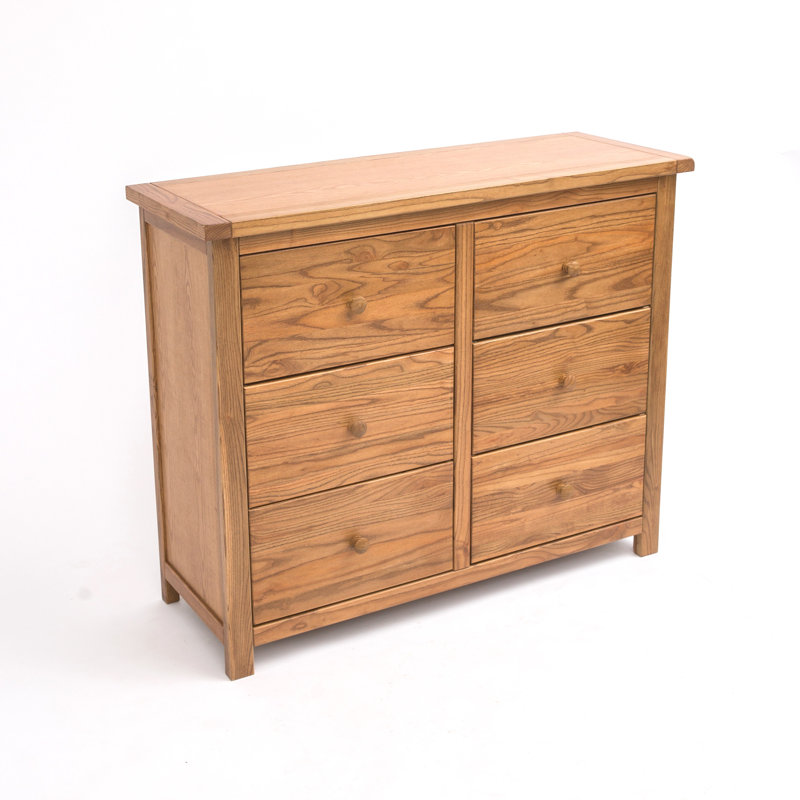 Augeron 110cm W 6 - Drawer Chest of Drawers