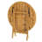 Ellie-Maye Round Teak Folding Outdoor Dining Table , in. W in. D-1269894967-1269920622