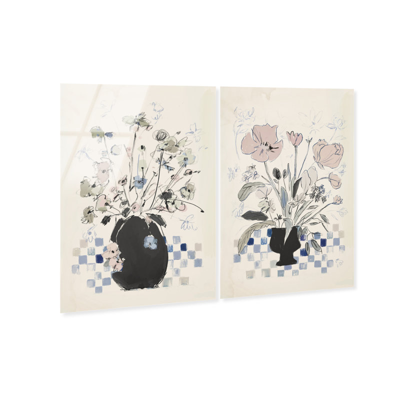 Modern Bloom Set Set by Oliver Gal, 15" H x 10" W, High-Gloss Acrylic Print