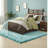 Embroidered 7 Piece Cal King Polyester Bedding Sets, Modern Home