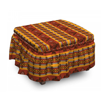 Box Cushion Ottoman Slipcover