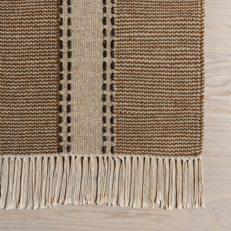  Tapis en laine à franges Corbett, Rectangle 4pi x 6 pi