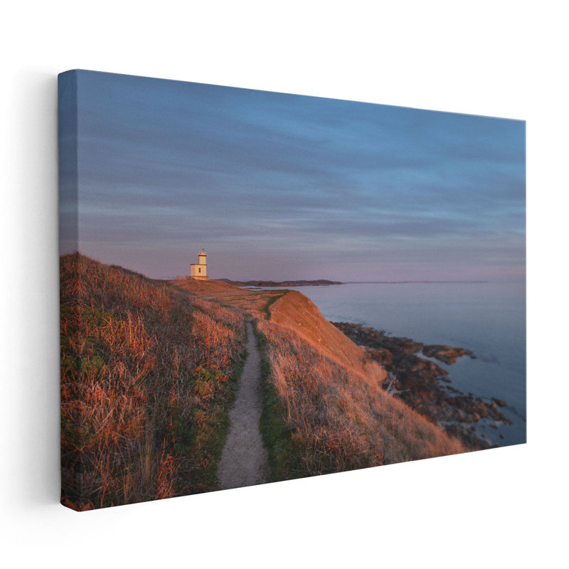 «Evening Light Over Clever Point», reproduction d'art sur toile, H 16 po x l 24 po