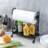 Standing Paper Towel Holder w/ Spice Rack