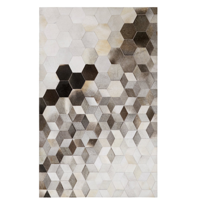 Swartz Geometric Hand Woven Area Rug, Rectangle 140 x 200cm