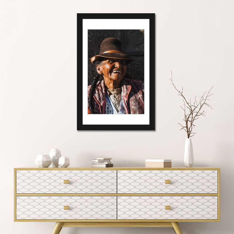 « péruvien merchant » par luke anthony gram, reproduction d’impression sur toile tendue, H 24 po x l 16 po x P 1 po, Blanc