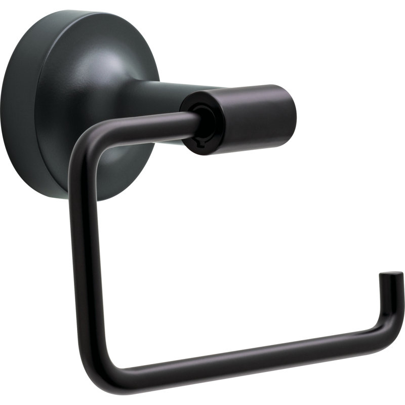 Matte Black Metal 4-Piece Bathroom Hardware Set