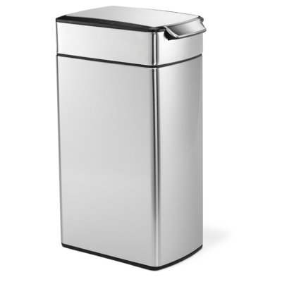 simplehuman 10.6gal Touch-Bar Trash Can