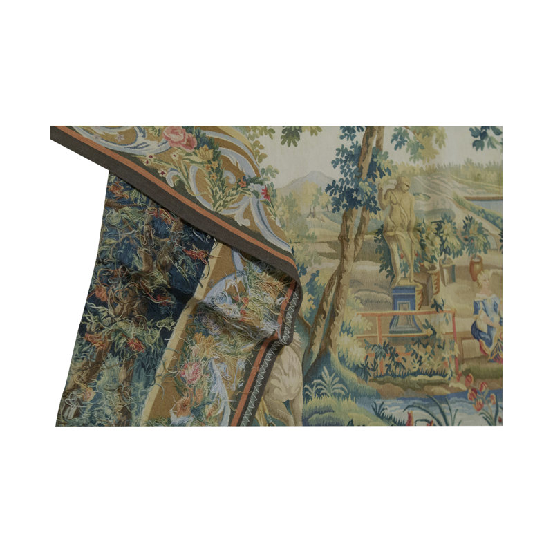 Hand-Knotted High-Quality Beige and Brown Area Rug