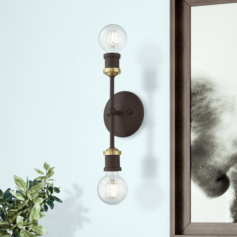 Grogan 2 - Light Dimmable Vanity Light, Bronze/Antique Brasss