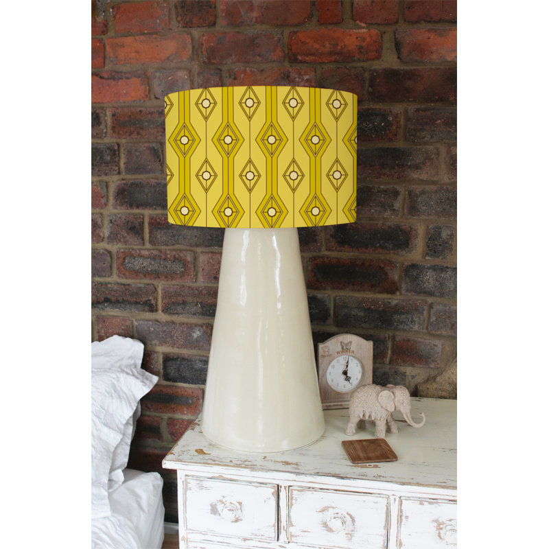 Cotton Drum Lamp Shade ( Uno ), 25cm H x 40cm W x 40cm D