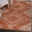 Tapis orange lavable à la machine Kentre Jax-282342748-298490874