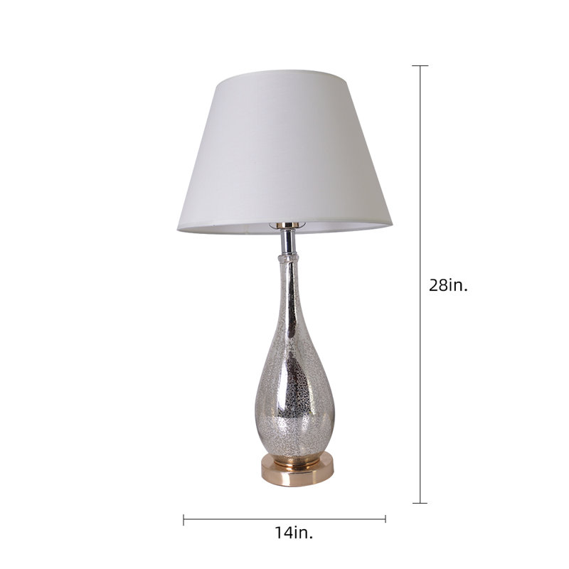 Table Lamp, Or mercuré