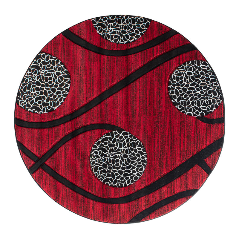 Adonia Abstract Indoor Rug, Round 8'1"