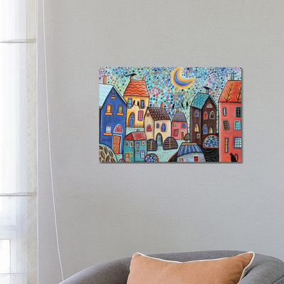 Confetti Sky 1 Piece Wrapped Canvas Painting