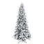 Arbre de Noël artificiel enneigé 9 pi - 616 branches de cèdre réalistes et ouverture automatique pour la maison
