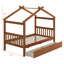 Lit simple en bois avec tiroirs de rangement-121081836-121081837