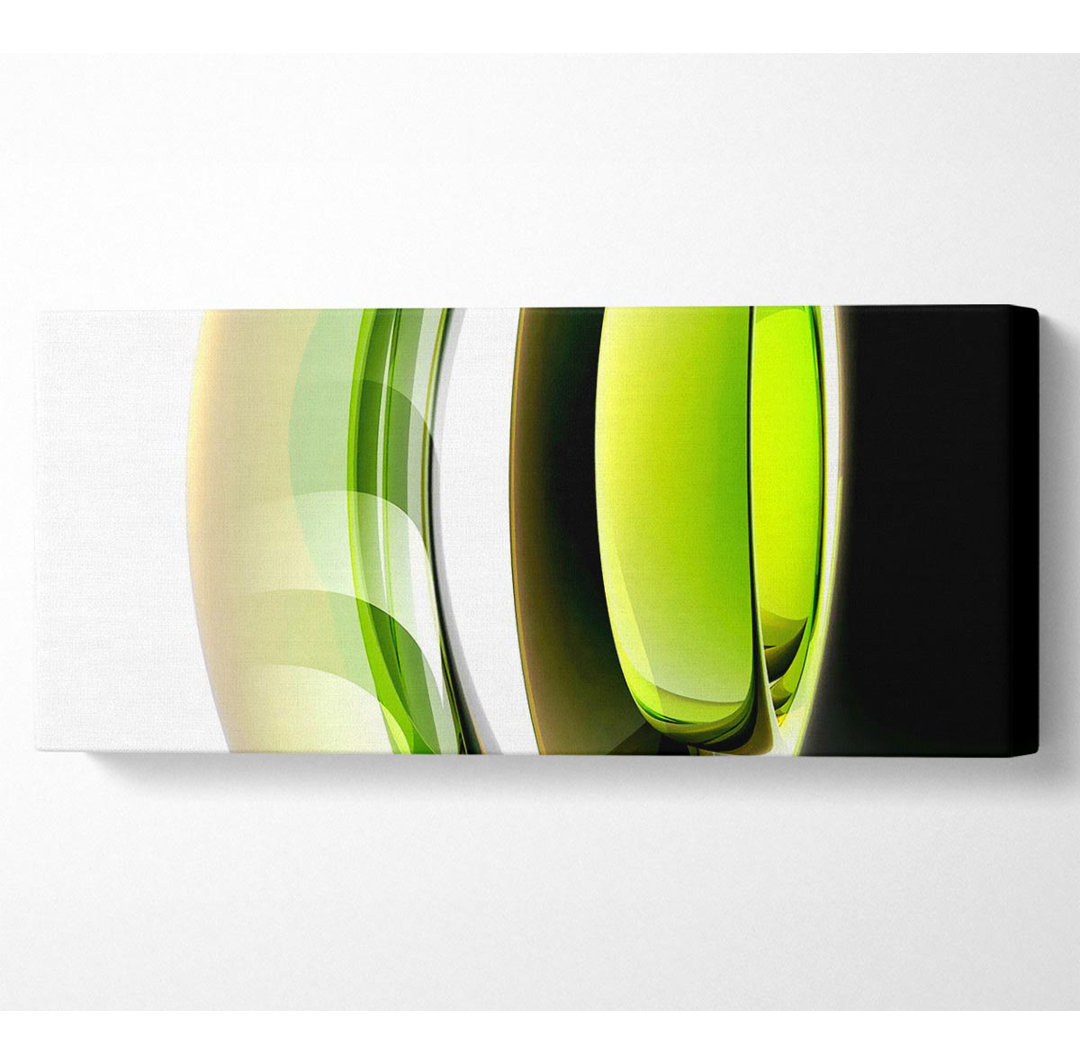 Lime Dream Panoramaleinwand