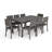 Martha Stewart Bedford 9Pc Outdoor Rattan Wicker Patio Dining Set With 8 Stack Chairs And 71" Table-109713826