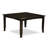 9 Piece Modern Dining Table Set Includes a Square Wooden Table with Butterfly Leaf and 8 Linen Fabric Kitchen Dining Chairs, Cappuccino-164420916-207364231