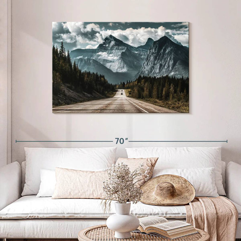 Mehar Great Mountains Road, 30" H x 45" W