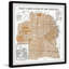 Carte et guide de San Francisco - impression encadrée sur papier-962228653