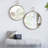 Iron Frame Vertical Round Mirror