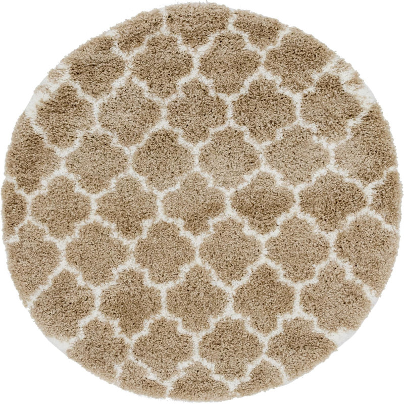 Burkart Shag Area Rug, Round 152cm