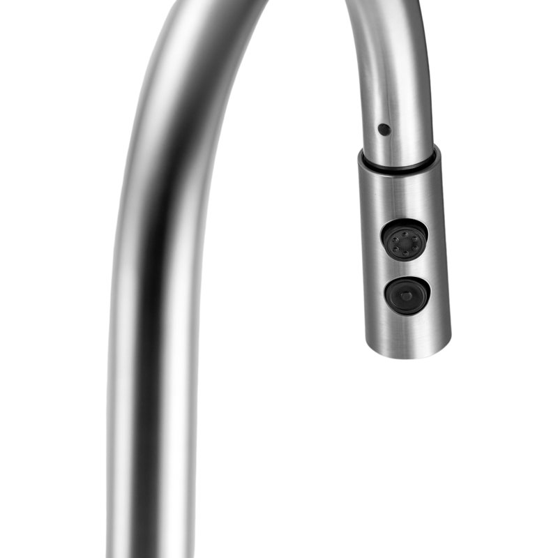 RunFine Group Pull Down Kitchen Faucet, Brushed Nickel