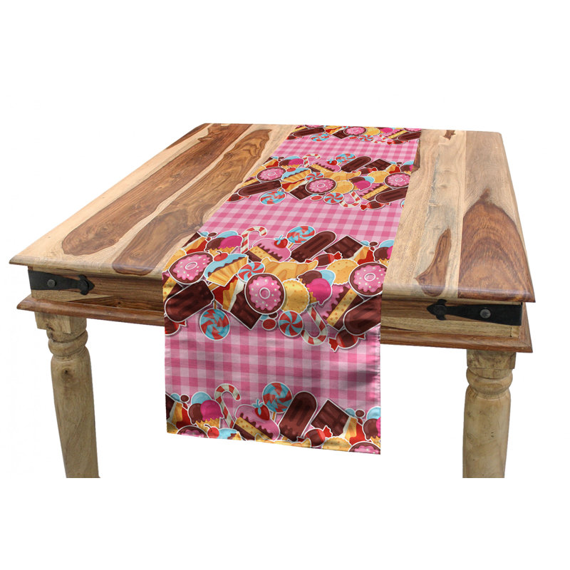 Gingham Table Runner, 72" x 16"