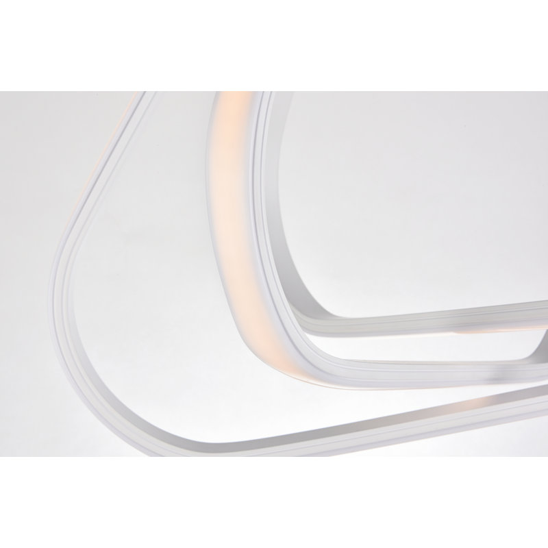 Graf LED Flush Mount, White