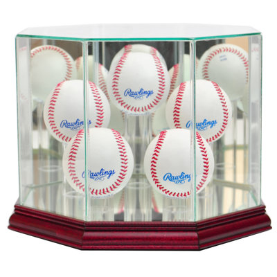 Perfect Cases And Frames 9.5'' W 9.5'' D Baseball Glass Ball / Puck Case