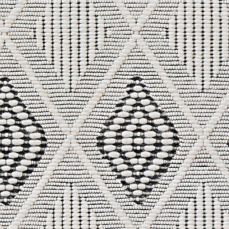 Geometric Indoor Rug, Rectangle 5' x 7'