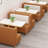 Restaurant Cafe Snack Bar Dessert Shop Bench Leathaire Upholstered Bench-101331394