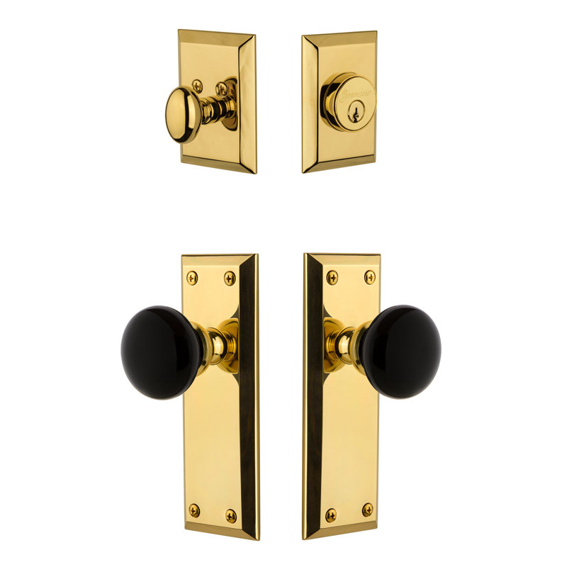Ensemble de vestibule Fifth Avenue, Laiton intemporel, 2-3/4"