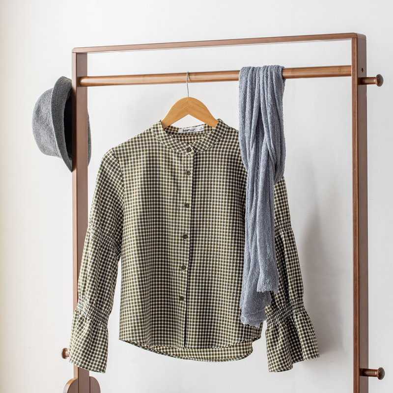 Parowan Wood Clothing Rack, 66.5" H x 32.9" W x 13" D