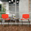 Chaises de vestibule empilables en plastique avec dossiers perforés Oliverson-848270541-809560534