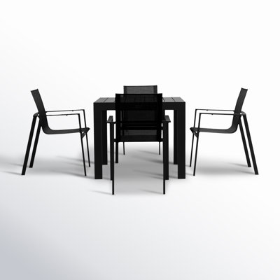 Benston Square 4 - Person Outdoor Dining Set