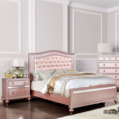 Annistyn Solid Wood Piece Bedroom Set