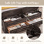 Farmhouse Queen Bed With 64" Tall Storage Headboard With 4 Drawers And Storage Bench，rustic Wood Platform Bed Frame-527895436-534278736