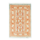 Wool Oriental Area Rug in Beige